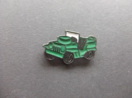 Willy jeep ( voertuig van de Amerikaanse strijdkrachten) groen